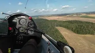 ASW19B outlanding