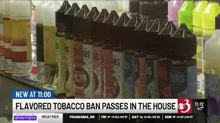 Flavored tobacco ban passes in the Vermont House