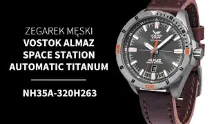 Zegarek Vostok Almaz Space Station Automatic Titanum NH35A-320H263 | Zegarownia.pl