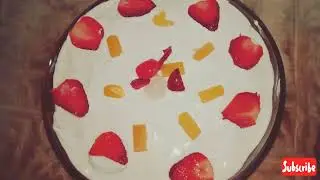 fruit custard trifle pudding recipe - 20 minutes Quick Dessert | Ramzan special