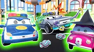Halloween: PENJAHAT menghipnotis semua orang di kota mobil! | Penyelamatan Mobil & Truk