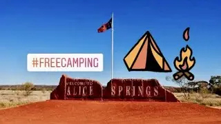 Camping Alice springs and the red centre. free camping and low cost.