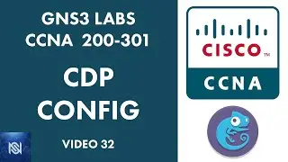 Команды конфигурации протокола Cisco Discovery Protocol (CDP) &mdash; Видео 32 Лабораторные работы GNS3 для CCNA