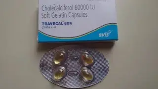 Travecal 60k Capsule Uses | Cholecalciferol Softgel Capsules 60000 iu | Dosage |
