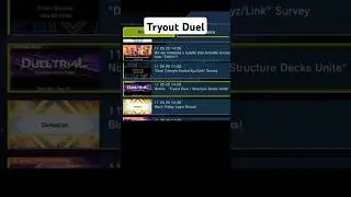 New Tryout Duel Event #yugioh #masterduel #shorts #shortvideo #yugiohcommunity #dkayed