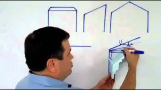 How vaulted crown molding works