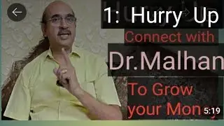1. Tips to grow money from Dr. Malhan come for benefit and make  your future brighten