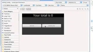 Android Application Development Tutorial - 59 - Altered Landscape Layout