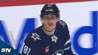 Kyle Connor Picks Up Loose Puck And Buries Lethal Backhand To Put Jets On Scoreboard