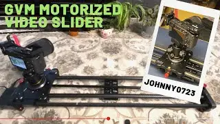GVM Motorized Video Slider - Get super steady shots! Quick Setup and Impressions. GR-80QD