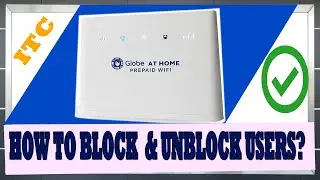 Globe at Home Prepaid WiFi - How to Block and Unblock WiFi Users