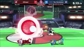Pirate's Plunder Week 10 Loser QF: Althepal (Mewtwo) vs Verminator (Mii Swordfighter, Greninja)
