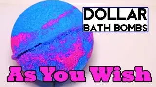 Dollar Bath Bombs AS YOU WISH Luxury Bath Bomb - DEMO - Underwater View - Review