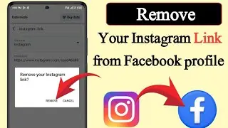 How to remove Instagram Link from Facebook profile