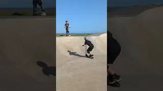 Halfpipe line 🔥 #mumbles #skatepark #scooter #shorts #automobile #fyp #viral #swansea #scooterfun
