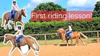 🐴 First horse riding lesson + fun afternoon with my pony! 😁