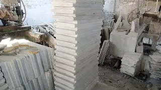 Granite Step Resize 💥Pro Step Cutting Marble 👷.#machine #marblekidonya