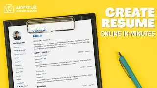 Create And Share Resume Online | Professional Resume Builder, Share Resume | Workruit Instant Resume