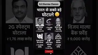 India's biggest scamsभारत के सबसे बड़े घोटाले#gk#short #scam#india#indiascams #facts#moneylaundering
