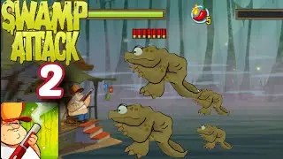 AYO OM GENDUT TEMBAK BUAYA NYA !! Swamp Attack Gameplay part 2