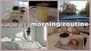 5:30am Morning Routine | Small Business & WFH Productivity Tips