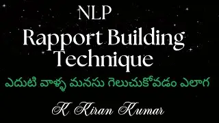 NLP RAPPORT BUILDING TECHNIQUE 