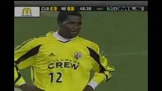 Matt Reis (New England) & Edson Buddle (Columbus) Fight | MLS Cup 2004 Playoffs