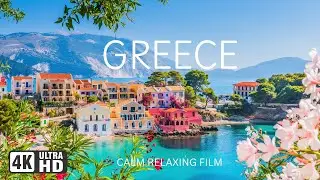 Magnificent Greece 4K | Most Beautiful & Mesmerizing Views with Calm Relaxing Music