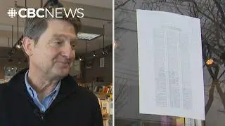 Why this American shop owner posted Carney's speech on his door