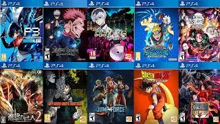 Top 25 Best ANIME Games for PS4 of all Time | PlayStation 4 Games