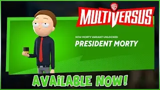 Multiversus Morty Available Now! My First Game!