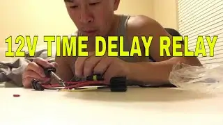 HID Xenon Retrofit Auto Headlight 10-second time delay relay install