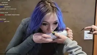 Minx tried to shotgun a White Claw