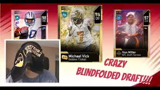 CRAZIEST BLINDFOLDED MADDEN 20 DRAFT!!!! We Went to OT!!!