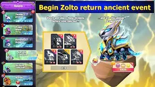 Begin Zolto return ancient event | Akerai Dragon board event | Bloomtiful Dungeon week