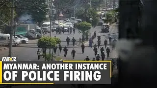 Protesters and police face off in Myanmar's Dawei city | Myanmar Protests |  World | WION News