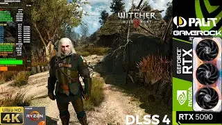 The Witcher 3 Next Gen Maximum Settings, Ray Tracing, DLSS 4, 4K | RTX 5090 | R7 9800X3D 5.6GHz