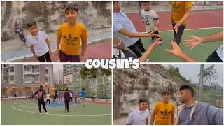 Playing Basketball 🏀 with Cousin's 😅 - Hamzah Vlogs