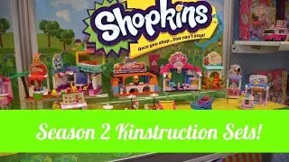 New! Shopkins Season 2 Kinstructions Sets ~ Toy Fair 2016