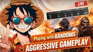 Playing with Randoms 🔥 | Aggressive Gameplay | BGMI LIVE | Veyron Is Live
