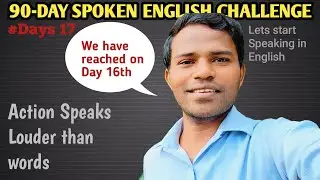 90 Days Spoken English Challenge #englishlearning 