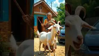 Goat give lot of milk #goat #animal#cartoon #story