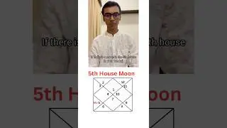 Moon in 5th House |जानिए शिक्षा और बुद्धि पर इसका असर| #astrology|#shorts|#astrogoswami|#moon