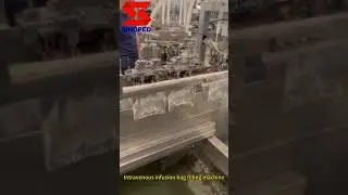 Soft bag large volume infusion production line