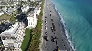 Juno Beach Florida, Beach Nourishment Project GLDD