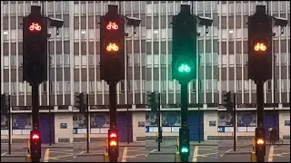 Southwark: Borough High Street A3 J/O Union Street,  Envirolite & Swarco Traffic Lights