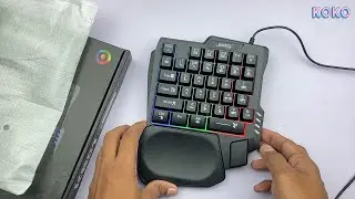 Jedel K601 One Hand RGB Gaming Keyboard