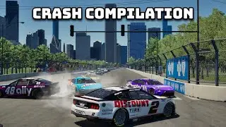 NASCAR 25 Realistic Crash Compilation 11