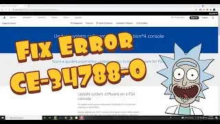 How To Fix PS4 Error CE-34788-0 | This update file cannot be used