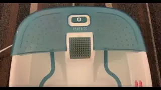 Homedics - Обзор ванночки для ног Bubble Bliss Deluxe / спа для ног #обзор #видеоблог #канада